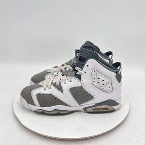 Nike Air Jordan Retro 6 Youth Size 6.5Y Women 8  CT8529-100 Cool Grey White Shoe